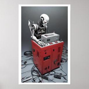 Überlastung der Maschine Poster