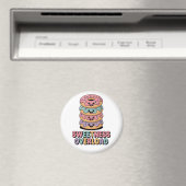 Überlastung der Süße | Donut Kids Magnet (In Situ (Geschirrspüler))