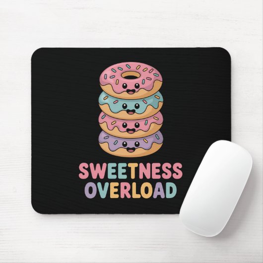 Überlastung der Süße | Donut Kids Mousepad (Mit Mouse)
