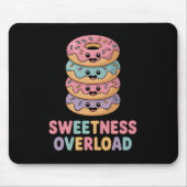 Überlastung der Süße | Donut Kids Mousepad (Vorne)