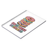 Überlastung der Süße | Donut Kids Notizblock (Linke Seite)