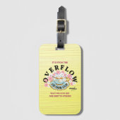 Überlauf Gepäckmarken von Poet Adiela Akoo Gepäckanhänger (Vorderseite Vertikal)