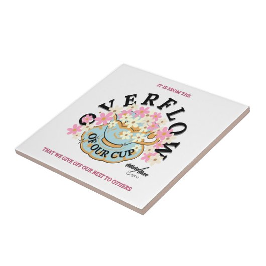 Überlauf Keramik Tile von Poet Adiela Akoo Fliese (Seite)