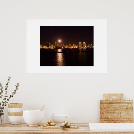 Überlaufbucht Poster (Küche)