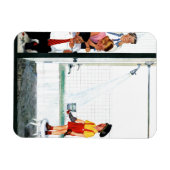 Überlaufende Badewanne Magnet (Horizontal)