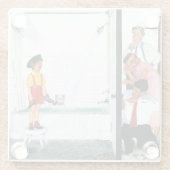 Überlaufrohr Glasuntersetzer (Rückseite)