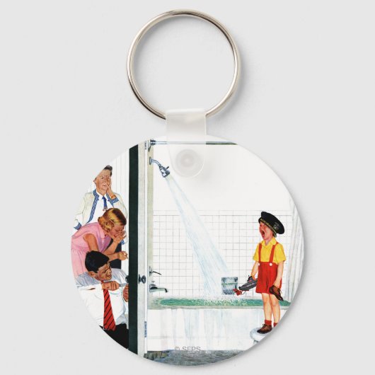 Überlaufrohr Schlüsselanhänger (Vorderseite)