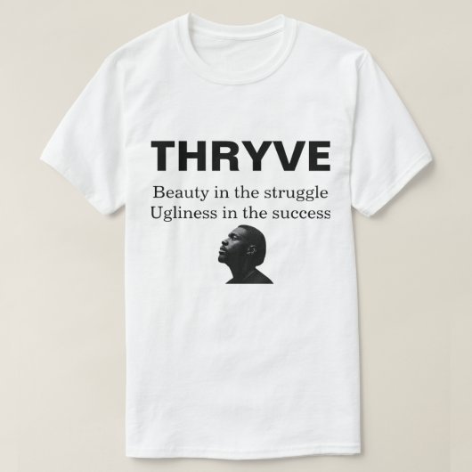 ÜBERLEBE NICHT NUR, ERHEBE DICH T-Shirt (Design vorne)