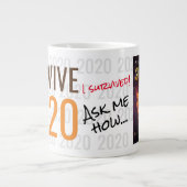 Überleben 2020 - TAG Jumbo-Tasse (Vorderseite)