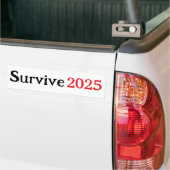 Überleben 2025 autoaufkleber (Auf Lkw)