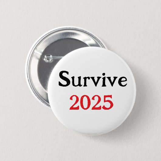 Überleben 2025 button (Vorne & Hinten)