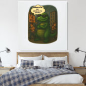 Überleben 2025: Dino-Stil Leinwanddruck (Insitu (Schlafzimmer))