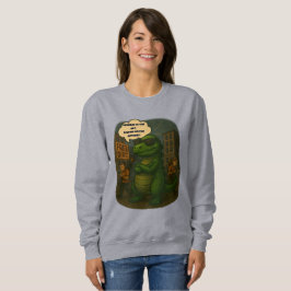 Überleben 2025: Dino-Stil Sweatshirt