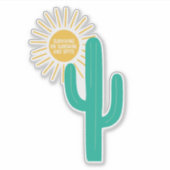 Überleben auf Sonnenschein und Spite Aufkleber (Vorderseite)