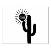 Überleben auf Sonnenschein und Spite Gummistempel (Prägung)