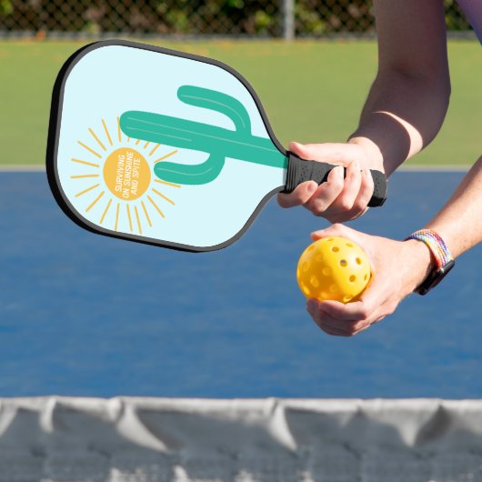 Überleben auf Sonnenschein und Spite Pickleball Schläger (InSitu)