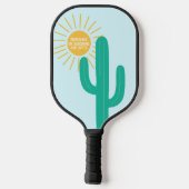 Überleben auf Sonnenschein und Spite Pickleball Schläger (Rückseite)