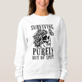 Überleben aus dem Staat Sweatshirt (Vorderseite)