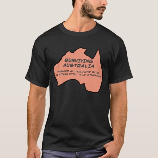 Überleben Australien T-Shirt (Vorderseite)
