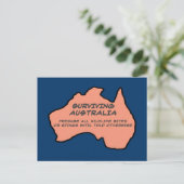 Überleben Australiens Postkarte (Stehend Vorderseite)