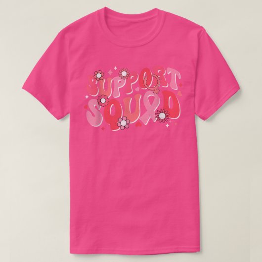 Überleben Brustkrebs Bewusstsein rosa Band-Suppo T-Shirt (Design vorne)