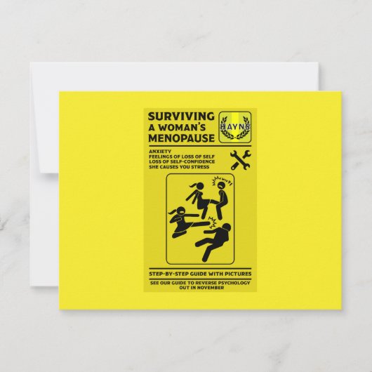 Überleben der Menopause (Vorderseite)