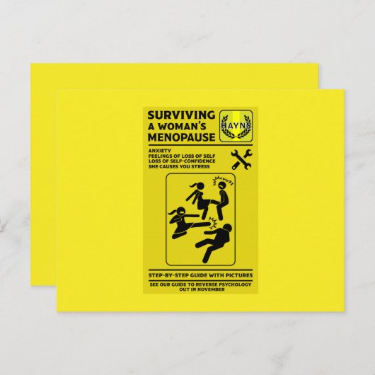 Überleben der Menopause (Vorne/Hinten)