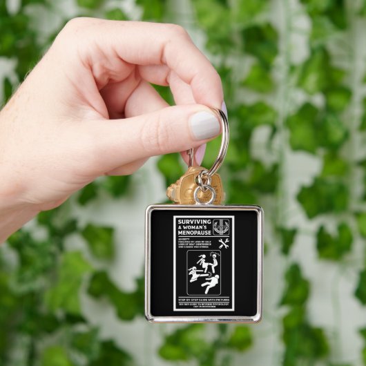 Überleben der Menopause Schlüsselanhänger (Hand)
