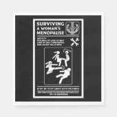 Überleben der Menopause Serviette (Vorderseite)