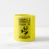 Überleben der Menopause Zweifarbige Tasse (Mittel)