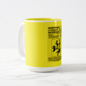 Überleben der Menopause Zweifarbige Tasse (Vorderseite Links)