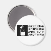 Überleben der Mikrobiologie Magnet (Vorderseite/Rückseite)