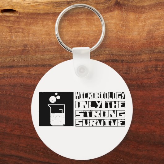 Überleben der Mikrobiologie Schlüsselanhänger (Vorderseite)