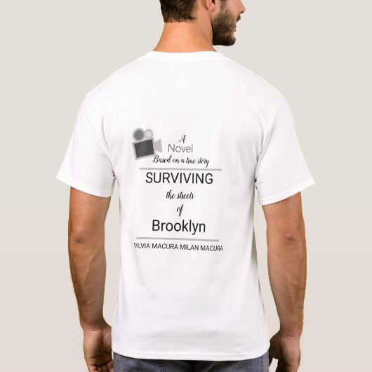 Überleben der Straßen von Brooklyn Jersey T-Shirt (Rückseite)