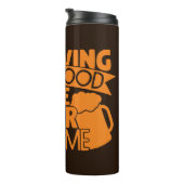 Überleben der Vaterschaft ein Bier nach dem andere Thermosbecher (Nach rechts gedreht)