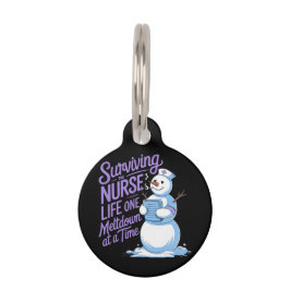 Überleben des Krankenlebens Eine Meltdown zu einer Haustiermarke