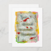 Überleben Erholung Heilung Hoffnung Kunst Trauma K Einladung (Vorne/Hinten)