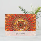 Überleben - Fraktal Einladung (Stehend Vorderseite)