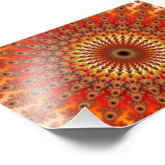 Überleben - Fraktal Fotodruck (Ecke)