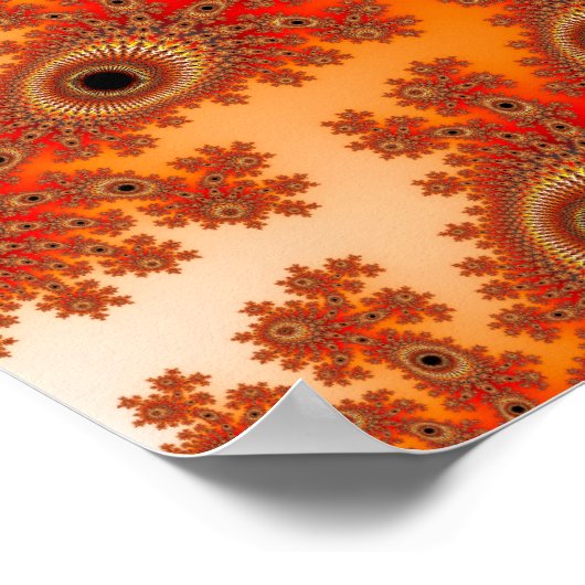 Überleben - Fraktal Poster (Ecke)