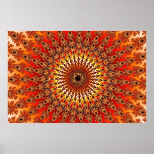 Überleben - Fraktal Poster (Vorne)