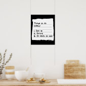 Überleben heute Poster (Küche)