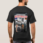 Überleben in Australien T-Shirt (Rückseite)