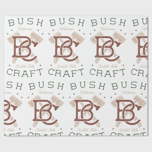 Überleben in der Wildnis: Bushcraft-Fähigkeiten un Geschenkpapier (Flach)