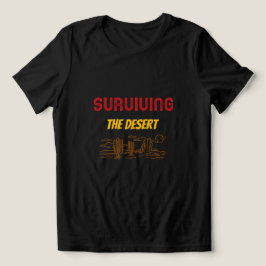 Überleben in der Wüste Wüstencamping Tri-Blend Shirt