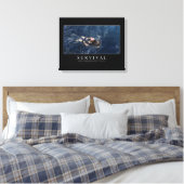 Überleben: Inspirationsangebot 1 Leinwanddruck (Insitu (Schlafzimmer))
