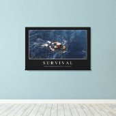 Überleben: Inspirationsangebot 1 Leinwanddruck (Insitu (Holzboden))