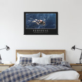 Überleben: Inspirationsangebot 1 Leinwanddruck (Insitu (Schlafzimmer))