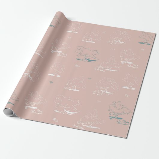 Überleben nach Buch: Erröten Geschenkpapier (Ungerollt)