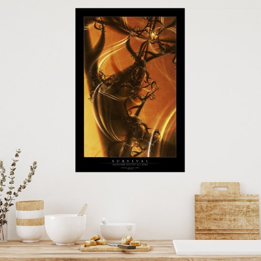 Überleben Poster (Küche)